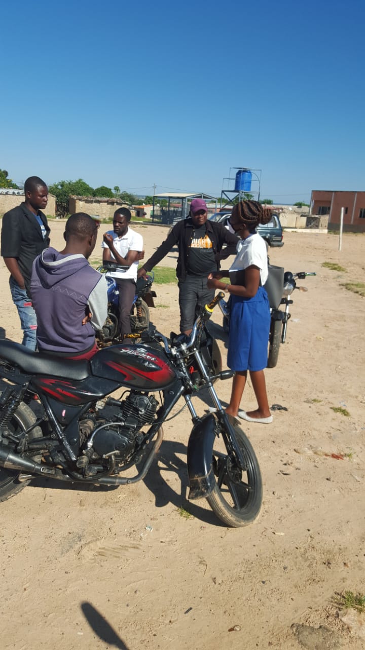Raising Covid 19 Awareness Among More Than 30 Motocyclists in Menongue