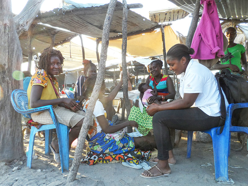 Children in a classroom with teacher