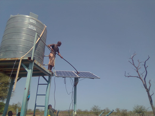 Solar systems are looked after by community water groups