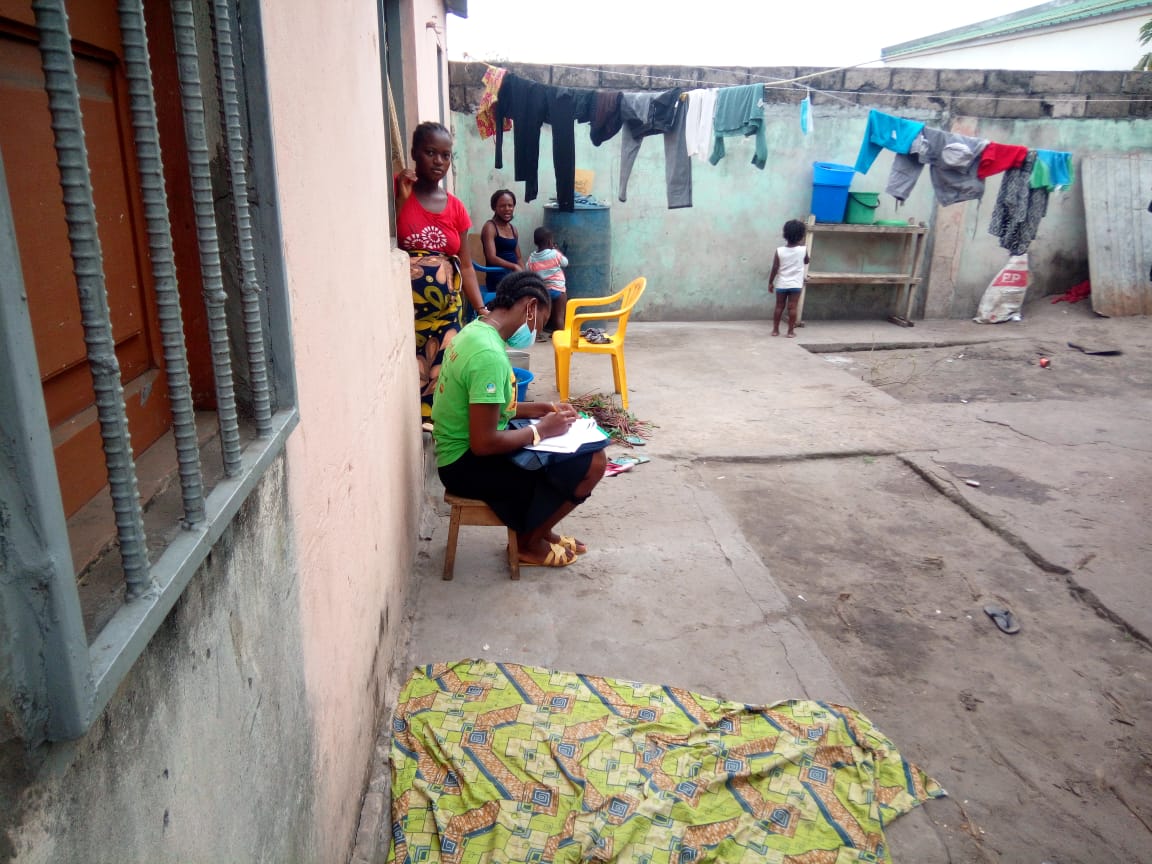 Mobilisation on Covid-19 prevention at TCE Zaire continued house-to-house and in the community