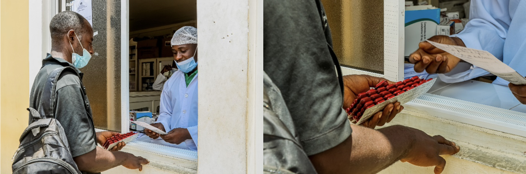Os pacientes são encaminhados a unidades de saúde locais, onde podem realizar testes de tuberculose e receber medicamentos gratuitos após o diagnóstico. Fotos: PNUD Angola