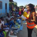 Activists at Castilho Menongue Market Raising Awareness On Covid 19 Among Around 380 Street Sellers and helping them with practical ways to comply with the State Of Emergency