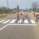 Na província de Cabinda, a equipa de Segurança Rodoviária iniciou a criação de passadeiras com o intuito de melhorar a segurança dos peões e reduzir a sinistralidade. As primeiras estradas foram pintadas em Lândana e as equipas seguirão para outras aldeias ao longo da estrada.