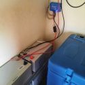 Novas baterias montadas no posto de saúde de Ndongue pela a empresa Green América