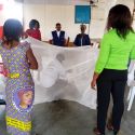TCE Zaire gave a talk about malaria prevention at AIA church, during which they explained about the correct use of mosquito nets. ADECOS were present for malaria testing.
