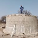 Concrete tank cover in Xangongo